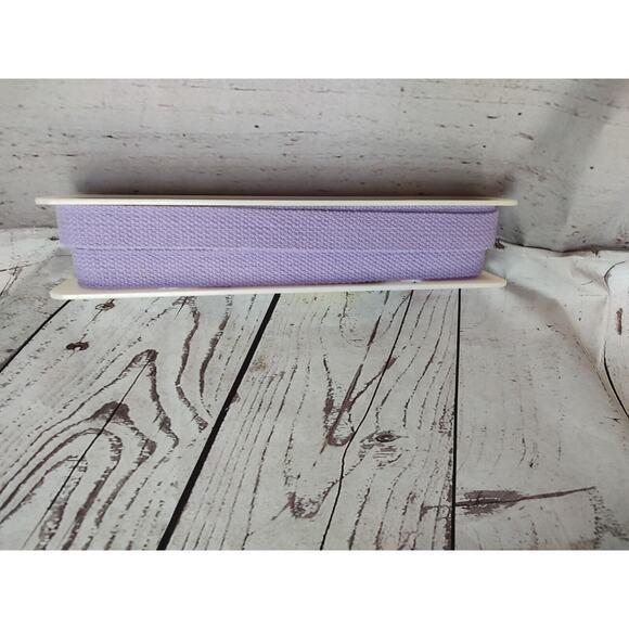 1 in Wide Light Purple Cotton Webbing 7 Yd 21 In Belt Straps Sewing Materials - Picture 1 of 3